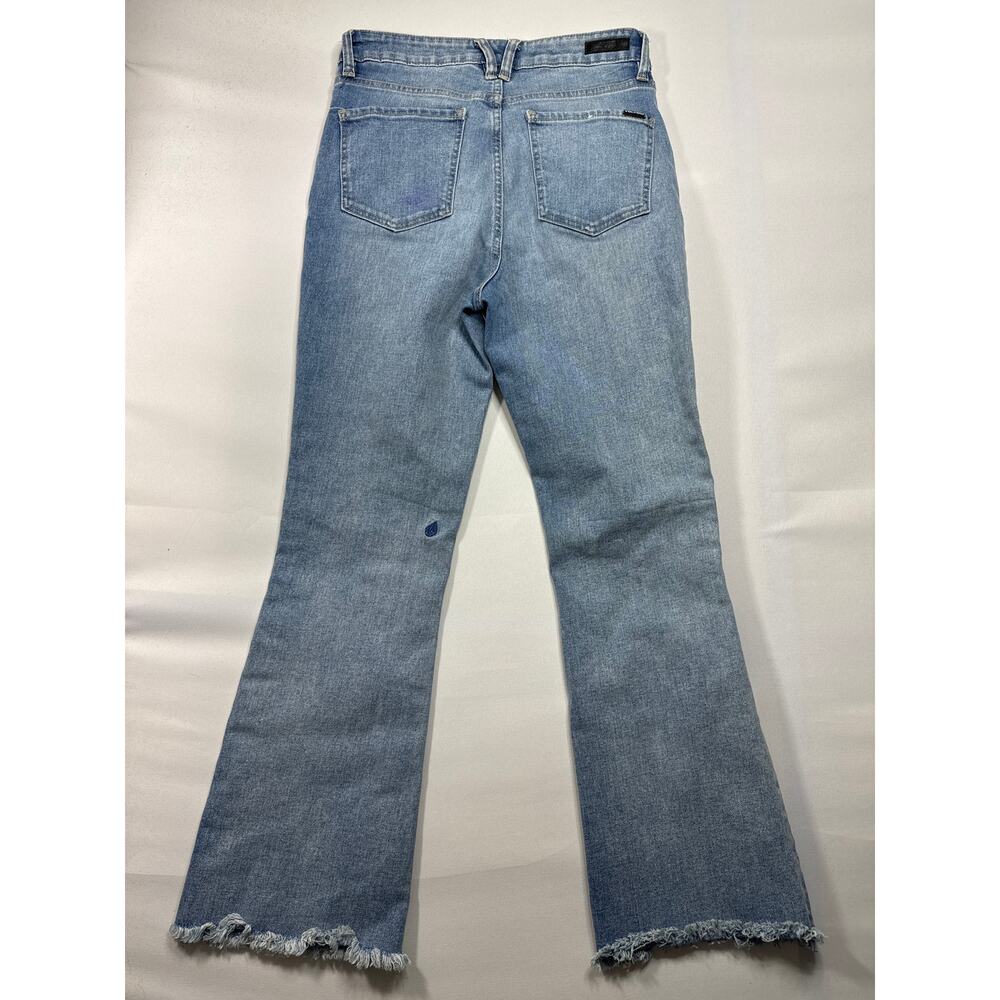 Volcom Women's High Rise Stoney Kick Flare Ankle  Jeans - Size 28 (27x26.5)* - Picture 2 of 7